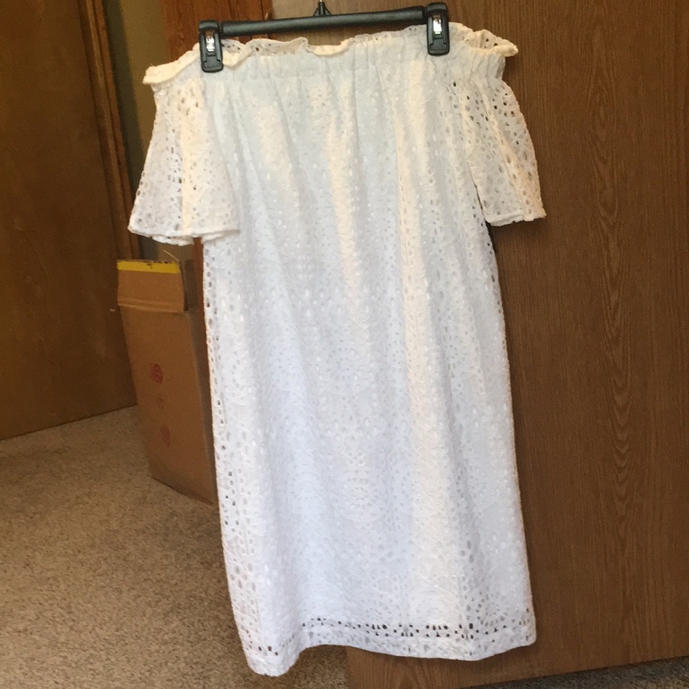 Off shoulder lace A.N.A. Dress!!!